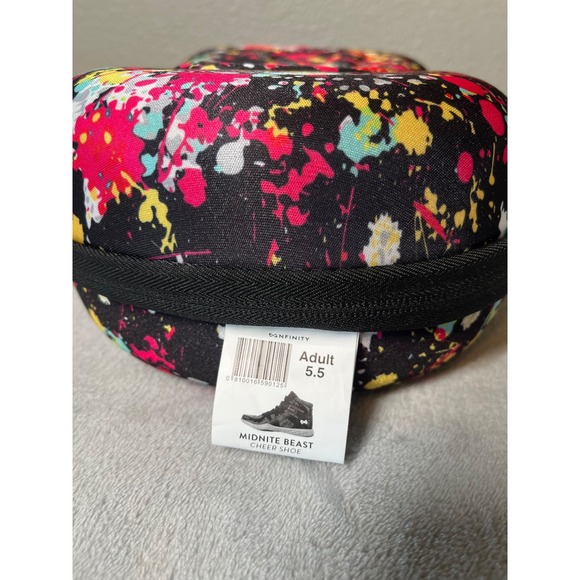 NFINITY Midnite Beast Cheer Shoe Holder Case Bag Size Adult 5.5 (CASE ONLY) hard - Picture 2 of 11